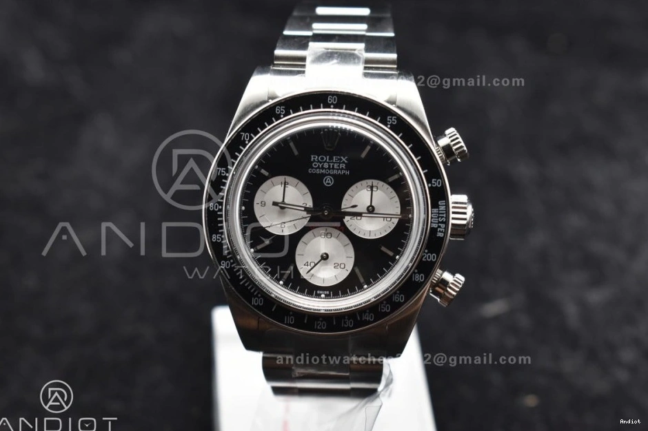 SS SS Black Best White Bracelet on ADGF Dial Daytona A7750 Edition 0414